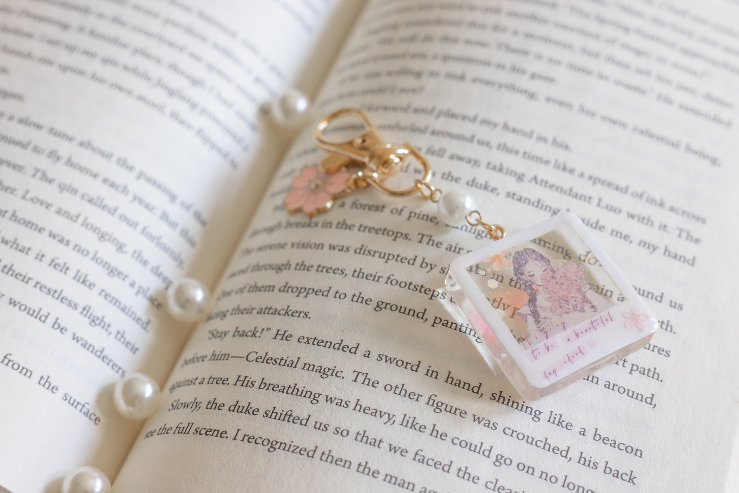 Polaroid Self-love Keychain