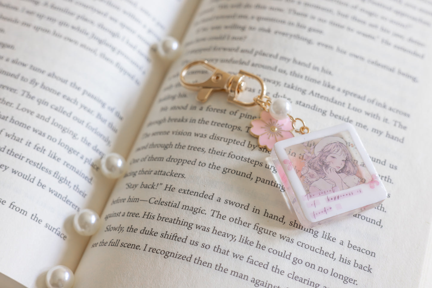Polaroid Self-love Keychain