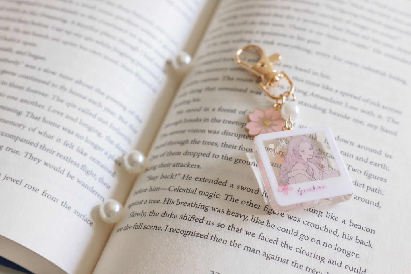 Polaroid Self-love Keychain