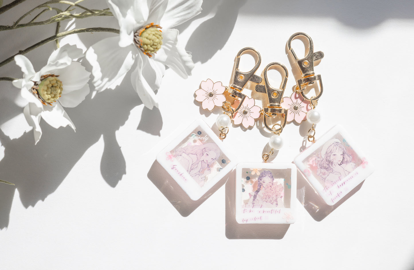 Polaroid Self-love Keychain