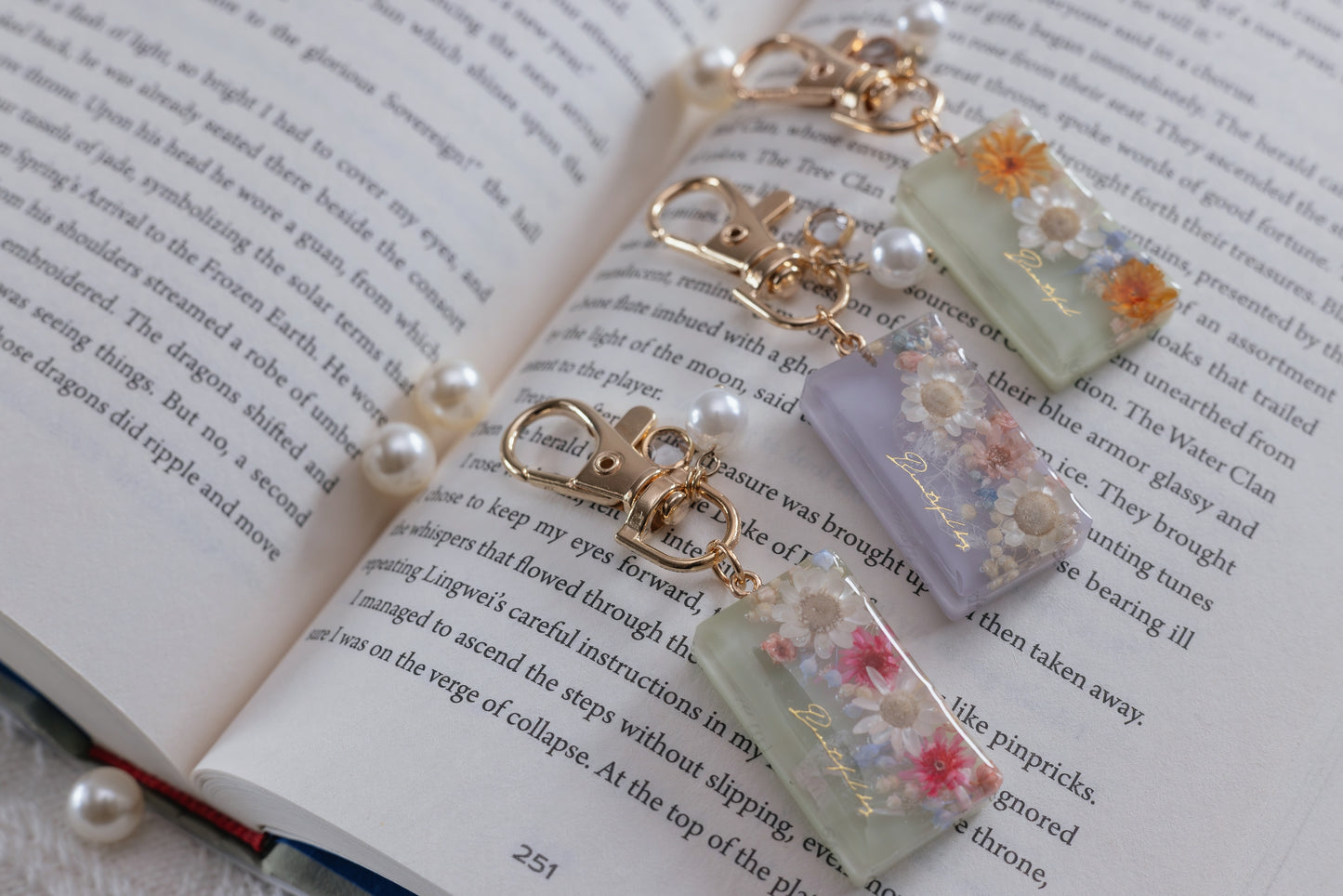 Daisy Keychain