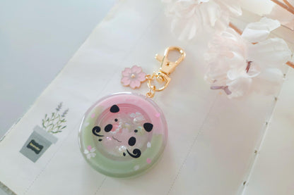 Spring Flower Shaker Keychain