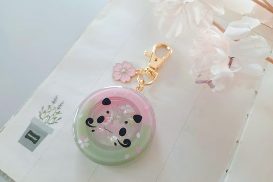 Spring Flower Shaker Keychain