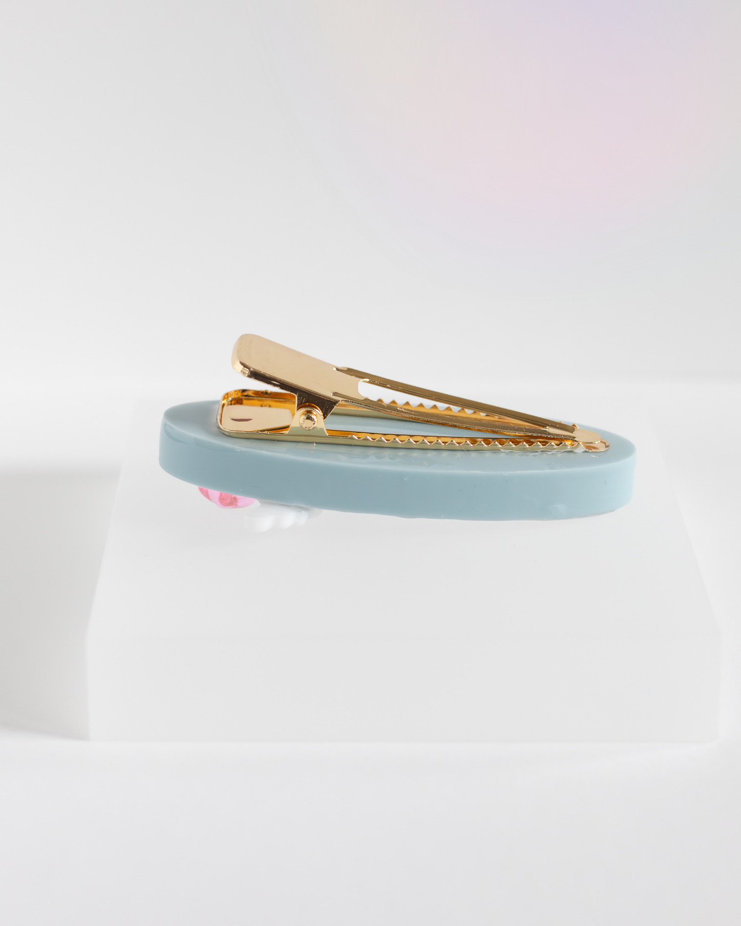 Blue Star Shaker Hair Clip