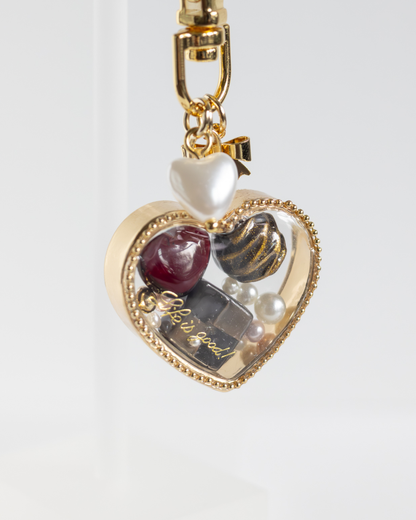 Chocolate Box Heart Bag Charm