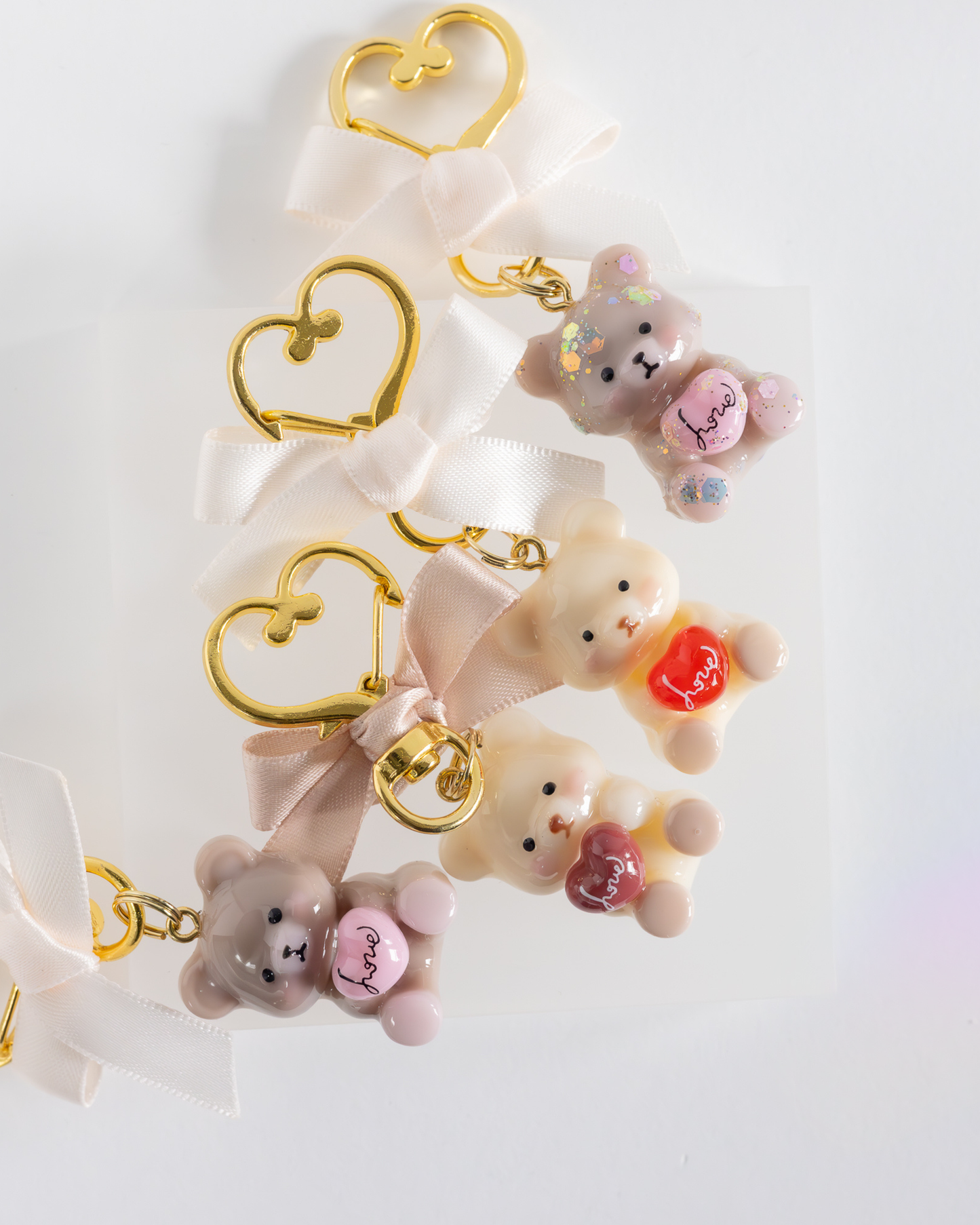 Mini Teddy Bear Keychain