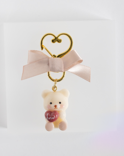 Mini Teddy Bear Keychain